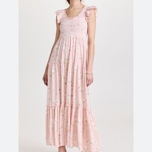 Love shack fancy chessie maxi dress in xs great used condition